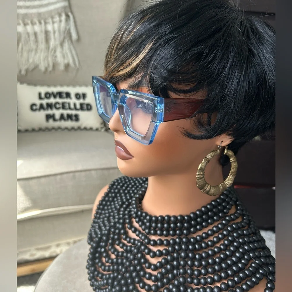 ✨NEW Stylish Blue Oversized Glasses
